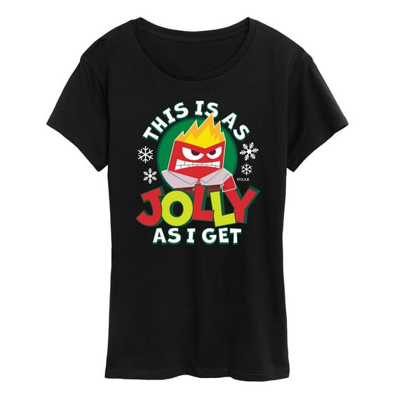 Inside Out 2 - This Is As Jolly As I Get  - Women's Short Sleeve Graphic T-Shirt