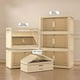 thumbnail image 4 of Armario plegable de tres niveles y gran capacidad con ruedas: un mueble de almacenamiento para el hogar, 4 of 5