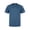 Blue, variant on FUZHIQ Plus Size T Shirts for Men 4x-5x Trendy Loose Fit Crewneck Going Out Pullover Tees Summer Classic Athletic Running Tee,L