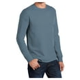thumbnail image 4 of Yellow Rooster Men's Long Sleeve Essential T-Shirt Stonewashed Blue L, 4 of 6