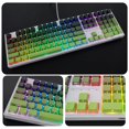 thumbnail image 2 of Keycaps Customs Keycaps Gradients Green Keycaps OEM 135 Key Keyboard Keycap for Mechanical Keyboards, 2 of 9