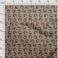 thumbnail image 3 of oneOone Silk Tabby Brown Fabric Fruits Pomogranate Sewing Craft Projects Fabric Prints By Yard 42 Inch Wide, 3 of 4