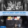 thumbnail image 5 of BN-LINK Collapsible Trunk Organizer, 24"L x 14"W x 12"H Car Trunk Organizer with Lid, Multi-Compartment Cargo Organizer for SUV, Truck, Sedan,Black, 5 of 7