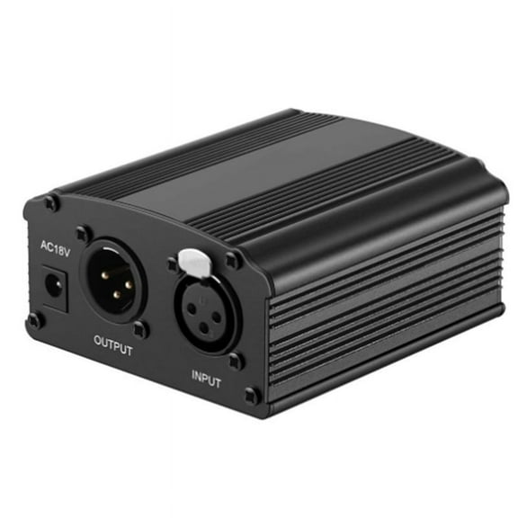 Condenser Microphone XLR Cable BM 800 858 Karaoke Speciality Recording Device 48V Phantom Power Supply US Plug