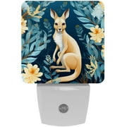 Kangaroo LED Square Night Light for Bedroom and Bathroom - Energy Efficient and Bluetooth Compatible - 200 Characters