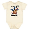 thumbnail image 3 of Inktastic 1st Birthday All Stars Boys Baby Bodysuit, 3 of 5