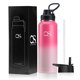 thumbnail image 1 of OSLIFE Termo de Acero Inoxidable con 2 Tapas, Termo Para Café, Agua Fría 24 Horas o Caliente 12 Horas, Tapa Hermética Antigoteo, Botella de Agua Metálica para Gimnasio, Sin BPA (Rosa, 1200ml), 1 of 3