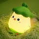 thumbnail image 1 of Linda lámpara Kawaii silicona vegetal pollo Pat luz regulable para decoración de dormitorio, 1 of 8