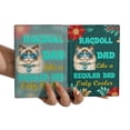 thumbnail image 3 of Ragdoll Dad Like a Regular Dad Only Cooler Happy Father's Day Travel Passport Wallet Cat Lover Kitten Owner Gifts Idea PU Leather Passport Holder Cover - 02007, 3 of 5