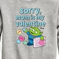 thumbnail image 3 of Toy Story - Sorry Mom My Valentine - Toddler And Youth Crewneck Fleece Sweatshirt, 3 of 5