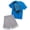Blue Football, variant on RBX Boys Athletic Shorts Set - 2 Piece Active Performance Graphic Tee and Mesh Gym Shorts for Boys (8-12)