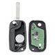 thumbnail image 2 of Car Smart Remote Key 2 Buttons 43hz PFC7961A Chip Compatible with Renault Clio III Clio 3 Kangoo Master Modus Twingo 2006-2016 Black Edition, 2 of 5