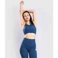 thumbnail image 2 of Venum Sparring Seamless Sport Bra - For Woman - Navy Blue, 2 of 3