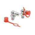 thumbnail image 3 of Silver Tone M6 90 Degree Angle Grease Nipple Fittings w/ Red Dust Cap for Car 20 Set, 3 of 6