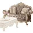 thumbnail image 1 of ACME Ragenardus Loveseat in Gray Fabric & Antique White, 1 of 1