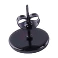 thumbnail image 1 of Jumpingount Pendientes de acero inoxidable para pendientes, postes para manualidades, joyería artesanal Ropa, zapatos y accesorios Miscelánea Negro 6 mm, 1 of 6