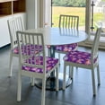 thumbnail image 5 of Kdxio Chair Seat Covers Bright Butterflies Print Chair Covers for Dining Room Square Washable Chair Protector Seat(Six Piece), 5 of 5