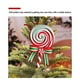thumbnail image 5 of Decoraciones de adornos de caramelos navideños - Colgantes colgantes suaves de PVC rojo, blanco, verde y 10cm, 5 of 6