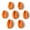Dark Orange, variant on U8MO 10ps Dyed Natural Cowrie Shell Beads No Hole Seashell Loose Spacer Beads 18~22mm-Dark Orange