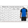 thumbnail image 5 of Pdbokew Swim Shirts Short Sleeve for Men Quick Dry Running UPF50+ Sun Protection Rash Guard Top White Gradient Navy XL, 5 of 7