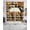 Burnt Orange, variant on Boho Swag Kitchen Curtains Sets for Windows 24 Inch Length, Ethnic Nation Black Women Animals Palm Tree Short Window Curtain Panels Swags Valances and Tiers 3 Piece Set for Cafe/Dining Room