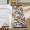 thumbnail image 3 of Yayeee Runner Rug for Bedroom 2'x6' Machine Washable Hallway Non Slip Mat, Colorful Flowers, 3 of 8
