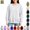 White, variant on YOUYEDIAN Girls Oversized Sweatshirts Boys Casual Versatile Long Sleeve Fleece Crewneck Pullover Tops