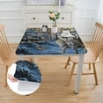 thumbnail image 2 of Acheng Deer Poetry Dreamlike Square Tablecloth 100% Polyester Fiber 40*40, 2 of 8