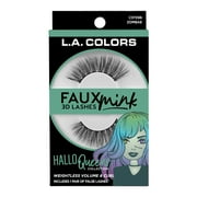 L.A. COLORS HalloQueens 3D Faux Mink Lashes, Zombae, 1 pair