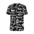 thumbnail image 2 of Daiia Pasta Bacon Mens Baseball Jersey Button Down Shirts Short Sleeve Sports Uniforms-4X-Large, 2 of 9