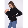 thumbnail image 6 of LVMA4501 - Women Maternity Kangaroo Hoodie Sweatshirt for Baby Carriers, 6 of 15