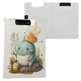 thumbnail image 3 of A4 Double Clip File Folder Binder Clipboards Waterproof Durable Foldable Folder Suitable for Office and Family Blue Apple, 3 of 9