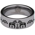 thumbnail image 2 of Dala Horse Tungsten Carbide Ring, 2 of 9