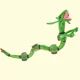 thumbnail image 4 of Peluche de dragón Rayquaza de 75 cm, de algodón verde, suave, coleccionable, regalo para niños, de anime, kawaii., 4 of 6