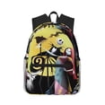 thumbnail image 1 of Goofa The Nightmare Before Christmas Pattern Casual Backpack – School Backpack Lightweight & Ergonomic Design, Water-Resistant, Spacious & Comfortable, Travel, 1 of 6