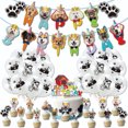 thumbnail image 1 of Kit de globos para fiesta de cumpleaños para perros con 39 globos de látex, 1 of 4