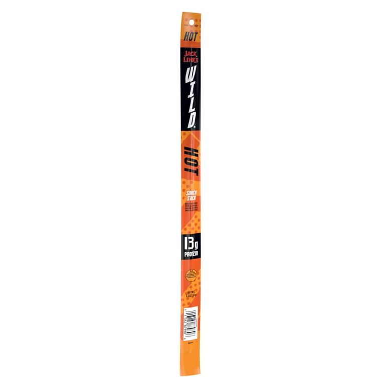 2.2oz Jack Link's Beef Wild Hot Snack Sticks 1/1 Count - Walmart.com