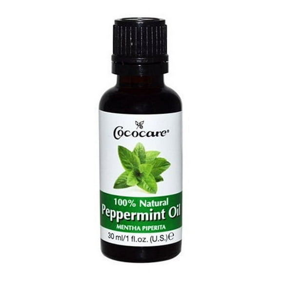 Cococare 100% Natural Peppermint Massage Oil Rejuvenating- 1 Oz, 2 Pack