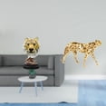 thumbnail image 2 of Escultura moderna de cabeza de tigre y , figura decorativa de animal, centro de mesa para entrada, sala de estar, oficina, estantería, recibid, 2 of 7