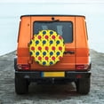 thumbnail image 2 of Fotbe Colorful Ping Pong Spare Tire Cover Thickening Universal Fit for Jeep, Trailer, RV, SUV, Truck, Tough Tire Wheel Soft Cover-16 inch, 2 of 8