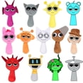 thumbnail image 2 of 2024 Nuevos juguetes de peluche de terror Sprunki, almohada de peluche suave y bonita de dibujos animados para niños, regalo de cumpleaños y Navidad, muñecos de peluche para niños, 2 of 5