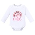 thumbnail image 2 of FYMNSI Boho Rainbow 1st Birthday Outfit for Baby Girl One Year Old Party Cake Smash Photo Shooting Cotton Long Sleeve Romper Princess Tutu Tulle Skirt Flower Headband 3pcs Set, 2 of 7