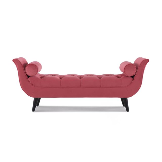 Alma Évasé Bras Entrée Banc Grenat Rose