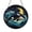 Acrylic 3.5 Inch, variant on Celestial Orca Suncatcher, Faux Stained Glass Starry Night Marine Art for Sea Lovers and Home Accent