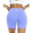 thumbnail image 5 of NELEUS Womens Workout Shorts High Waist Athletic No Front Seam Scrunch Butt Yoga Shorts 1 Pack, Purple, US Size XL, 5 of 7