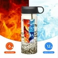thumbnail image 6 of Sikiie Dutch Windmill Print 18OZ Insulated Straw Cup, Portable Leak-proof Sports Water Bottle, Stainless Steel Water Cup Suitable for Home and Outdoor, 6 of 8