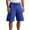 Blue, variant on Bcfgryg Men's Loose Fit Streetwear Shorts – Oversized Casual Quarter Length Sports Shorts With Functional Design Men's Linen Shorts For Summer Travel Black L