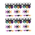 thumbnail image 1 of 60 Pcs Plastic Finger Ring Bat Spider Patterned Ring Halloween Party Props, 1 of 4