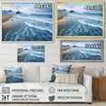 thumbnail image 4 of Designart "Coastal Tranquility White Wave Calm II" Coastal Framed Wall Art Decor - Coastal White Coastal Beach Bedroom Framed Canvas Wall Art, 4 of 6