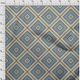 thumbnail image 3 of oneOone Georgette Viscose Fabric Diamond|Triangle & Check Geometric Print Fabric BTY 42 Inches Wide, 3 of 4
